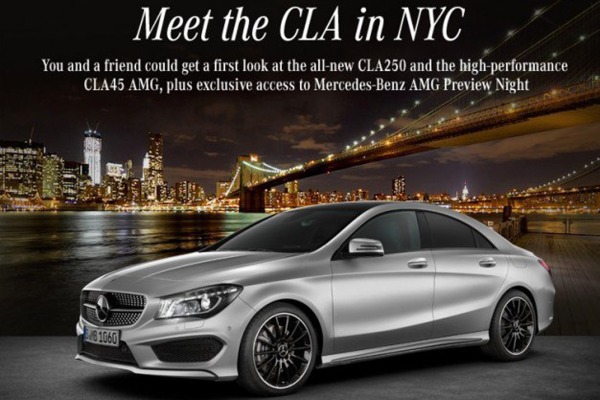 Mercedes-Benz CLA45 AMG 2014: Εισιτήριο για Νέα Υόρκη